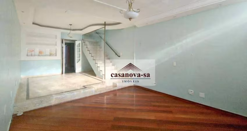 Sobrado com 4 dormitórios para alugar, 144 m² por r$ 4.310,00/mês - vila bastos - santo andré/sp