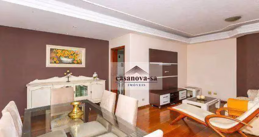 Apartamento com 3 dormitórios para alugar, 150 m² por r$ 7.232,00/mês - jardim - santo andré/sp