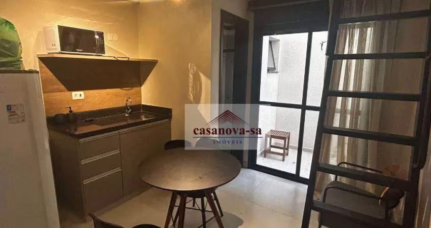 Apartamento com 1 dormitório para alugar, 21 m² por r$ 2.050,01/mês - bangu - santo andré/sp