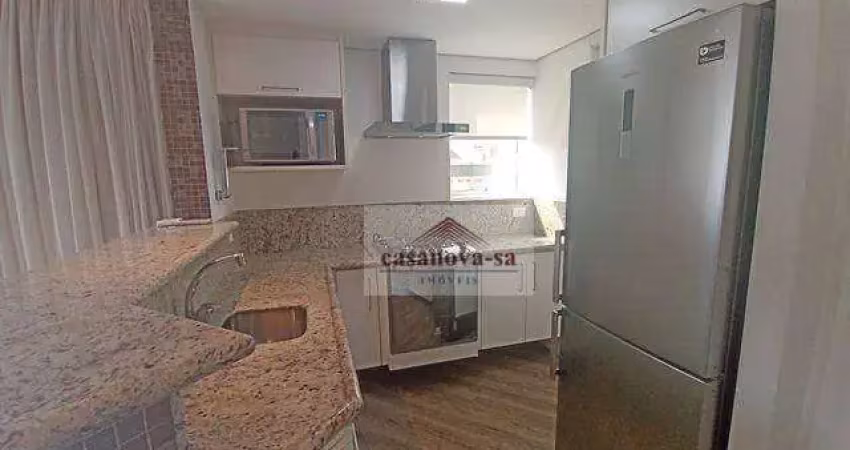 Apartamento duplex com 1 dormitório à venda, 92 m² por r$ 850.000,00 - jardim - santo andré/sp