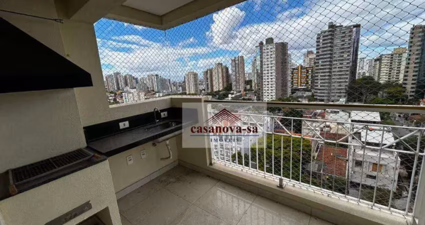 Apartamento com 2 dormitórios para alugar, 71 m² por r$ 4.550,00/mês - jardim - santo andré/sp