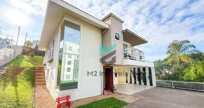 Casa com 4 dormitórios, moderna com suíte master, amplo espaço gourmet e vista privilegiada