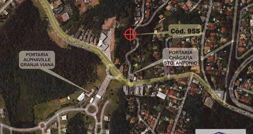 Chác. Sto Antonio - LOTE Rua Odair Martins (rua fechada), alto e com vista!