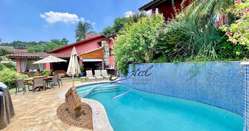 Cond Palos Verdes - 4 dormitórios / 2 suítes, piscina, gourmet, linda vista para o lago à venda, 256 m² por R$ 2.450.000 - Granja Viana - Cotia/SP