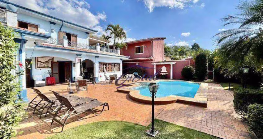 Casa com 6 quartos (5 suítes) à venda, 528 m²  - chácara vale do rio cotia - fazendinha - granja viana - carapicuíba/sp