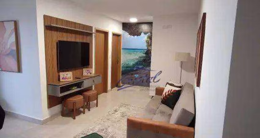 Apartamento com 2 dormitórios à venda, 80 m² por R$ 530.000,00 - Guilhermina - Praia Grande/SP