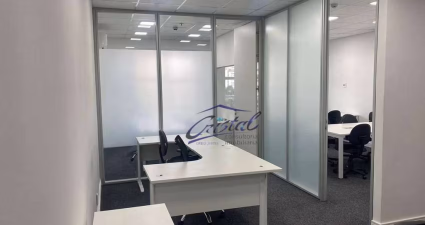 Conjunto para alugar, 85 m²  - Brooklin - São Paulo/SP