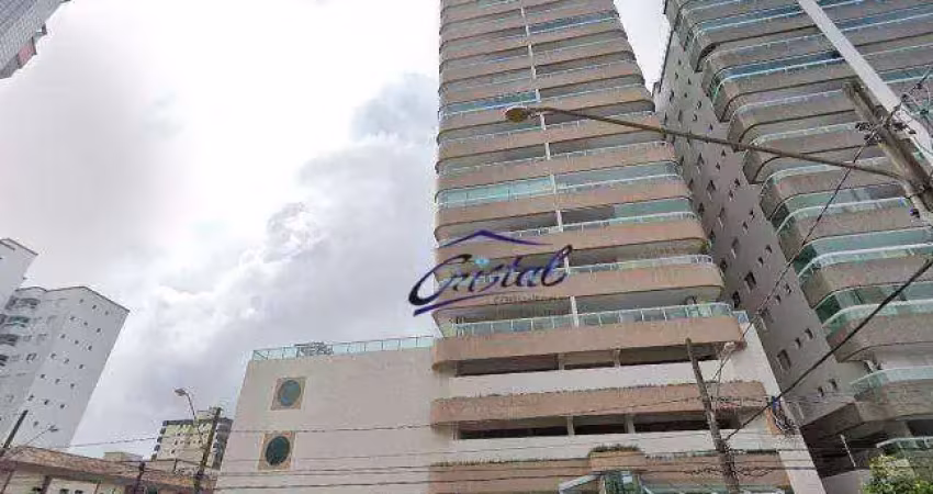 Apartamento com 3 dormitórios à venda, 136 m² por r$ 790.000,00 - guilhermina - praia grande/sp