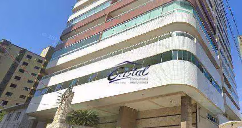 Apartamento com 3 dormitórios à venda, 120 m² por r$ 755.000,00 - guilhermina - praia grande/sp
