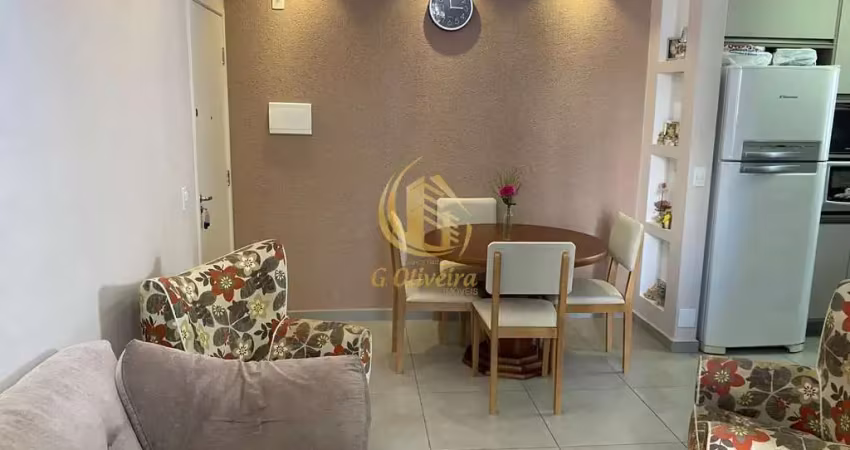 Apartamento à venda em jundiaí-sp, jardim das samambaias: 2 quartos, 1 sala, 1 banheiro, 1 vaga, 56m² de área.