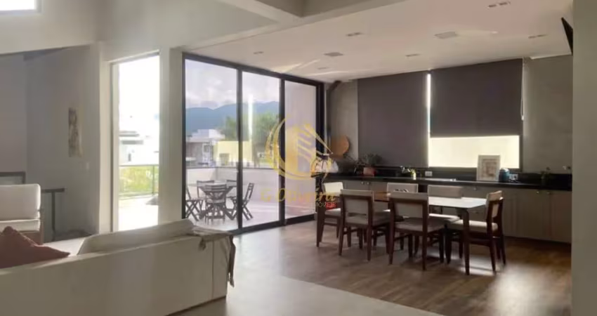 Casa em condomínio de luxo com 4 quartos e 2 suítes em jundiaí-sp: loteamento brisas de jundiaí - 340,00m² - 4 vagas