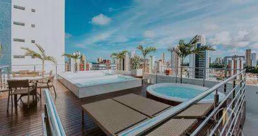 Flat com 1 dormitório à venda, 20 m² por R$ 295.000,00 - Manaíra - João Pessoa/PB