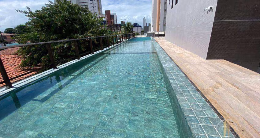 Apartamento com 2 dormitórios para alugar, 62 m² por R$ 3.500,01/mês - Tambauzinho - João Pessoa/PB