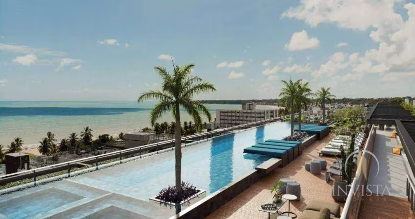 Flat com 1 dormitório à venda, 18 m² por R$ 385.000,00 - Cabo Branco - João Pessoa/PB
