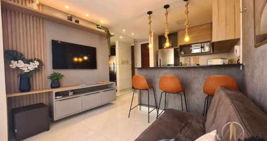 Flat com 1 dormitório à venda, 35 m² por r$ 450.000,00 - ponta de campina - cabedelo/pb