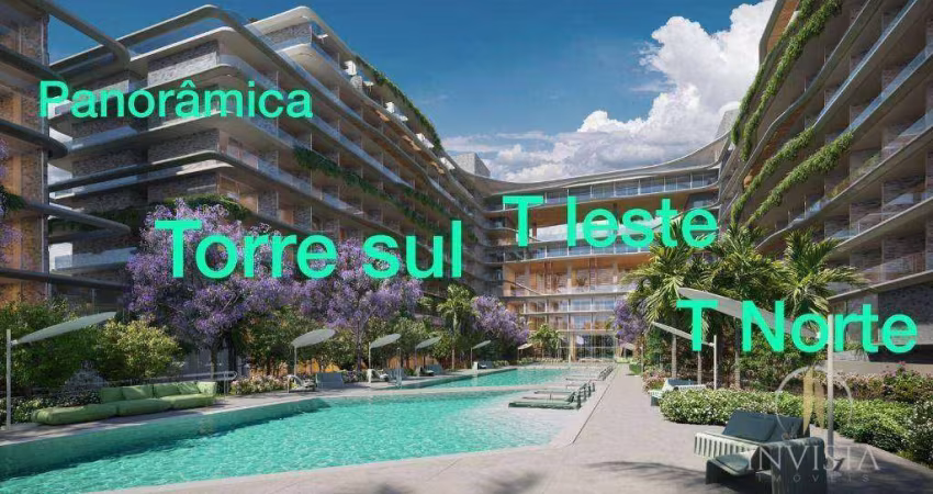 Flat com 1 dormitório à venda, 36 m² por R$ 684.950,00 - Ponta de Campina - Cabedelo/PB