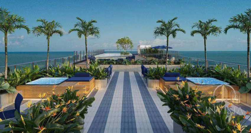 Flat com 1 dormitório à venda, 22 m² por R$ 384.826,33 - Cabo Branco - João Pessoa/PB