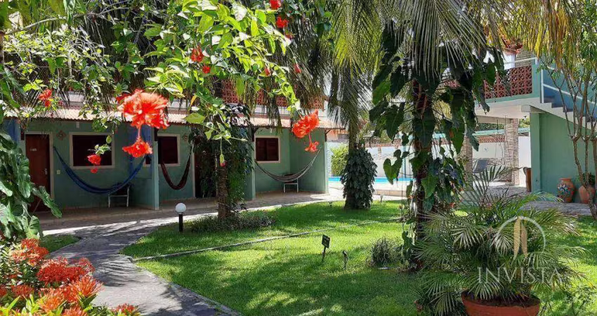 Pousada com 12 dormitórios à venda, 500 m² por r$ 2.250.000,00 - cidade balneária novo mundo i - conde/pb