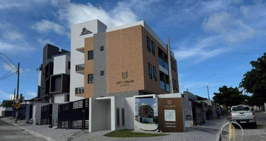 Apartamento NO BRISAMAR com 2 dormitórios à venda, 51 m² por R$ 299.000 - Brisamar - João Pessoa/PB