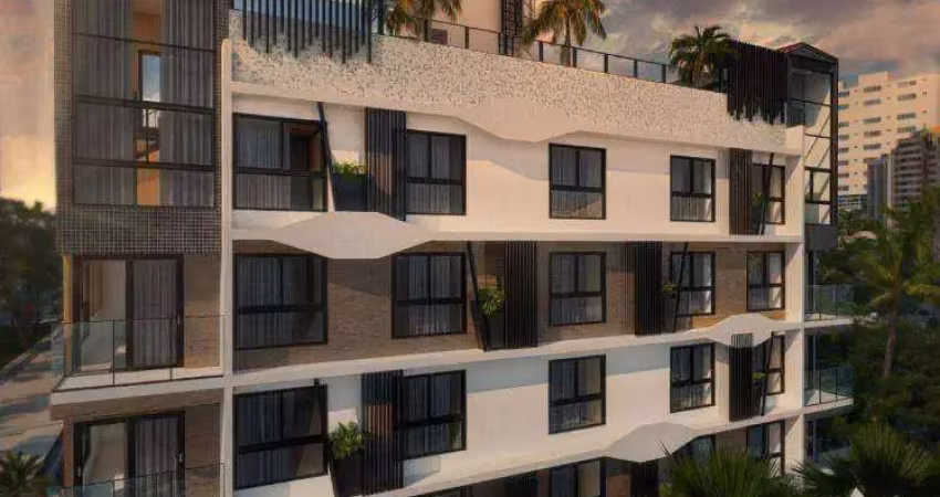 Flat com 1 dormitório à venda, 23 m² por r$ 267.000,00 - intermares - cabedelo/pb