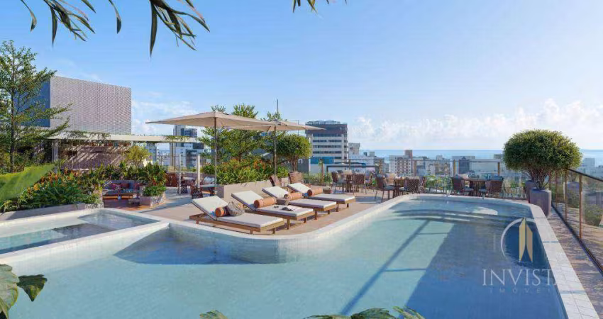 Flat com 1 dormitório à venda, 41 m² por R$ 694.881,12 - Manaíra - João Pessoa/PB