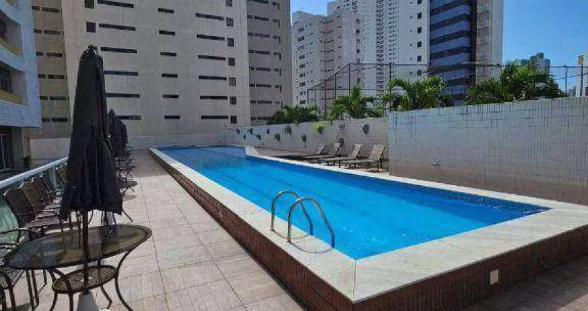 Apartamento com 3 dormitórios para alugar, 92 m² por R$ 4.600,01/mês - Brisamar - João Pessoa/PB