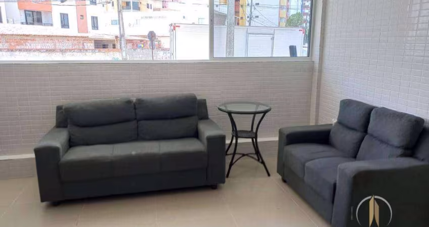 Apartamento com 1 dormitório para alugar, 27 m² por R$ 2.300,01/mês - Bessa - João Pessoa/PB