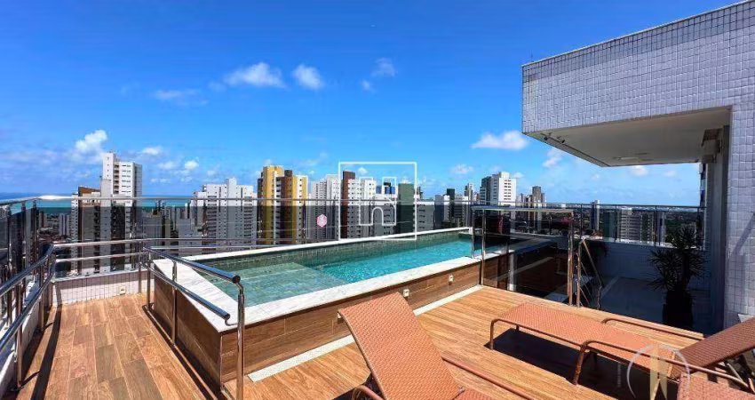 Apartamento com 2 dormitórios à venda, 52 m² por R$ 450.000,00 - Jardim Luna - João Pessoa/PB