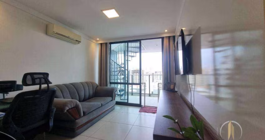 Cobertura Duplex com 2 dormitórios à venda, 122 m² por R$ 1.200.000 - Cabo Branco - João Pessoa/PB