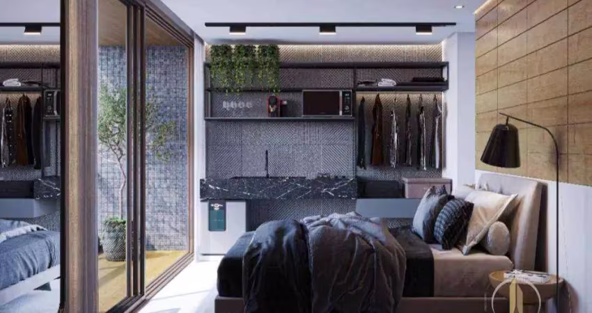 Flat com 1 dormitório à venda, 19 m² por R$ 345.000,00 - Cabo Branco - João Pessoa/PB