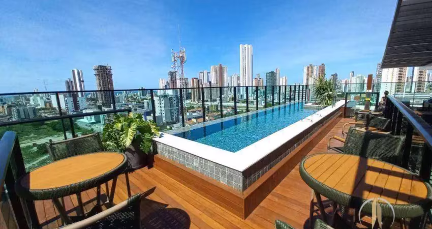 Apartamento com 2 dormitórios para alugar, 59 m² por r$ 3.500,01/mês - aeroclube - joão pessoa/pb