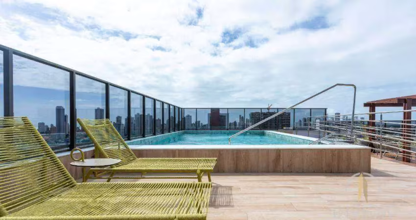 Apartamento com 1 dormitório à venda, 34 m² por r$ 349.900,00 - tambauzinho - joão pessoa/pb