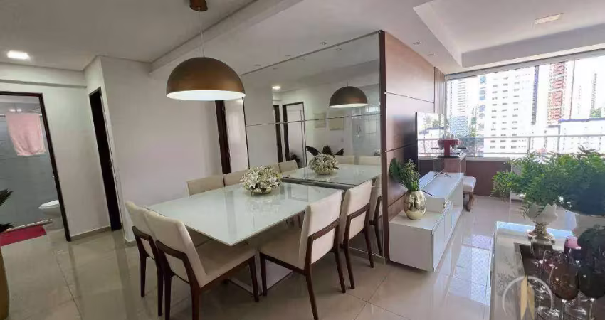 Apartamento com 2 dormitórios à venda, 72 m² por r$ 750.000,00 - manaíra - joão pessoa/pb
