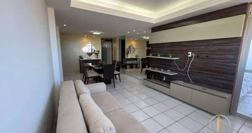 Apartamento com 3 dormitórios, 114 m² - venda por r$ 700.000,00 ou aluguel por r$ 4.500,00/mês - bessa - joão pessoa/pb