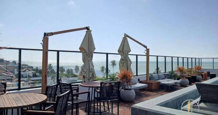 Flat com 1 dormitório para alugar, 17 m² por r$ 2.800,01/mês - jardim oceania - joão pessoa/pb