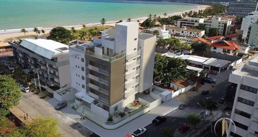 Apartamento com 2 dormitórios à venda, 71 m² por r$ 860.000,00 - cabo branco - joão pessoa/pb