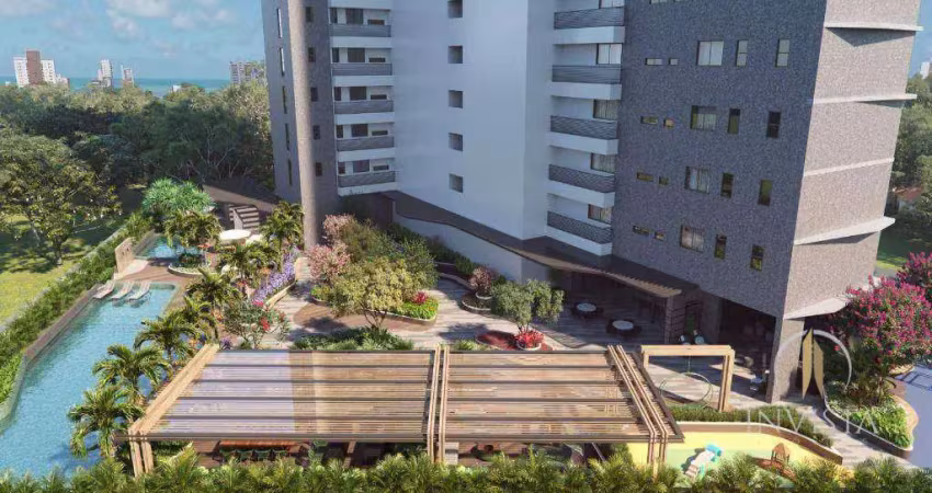 Apartamento com 3 dormitórios à venda, 101 m² por r$ 1.020.000,00 - jardim luna - joão pessoa/pb