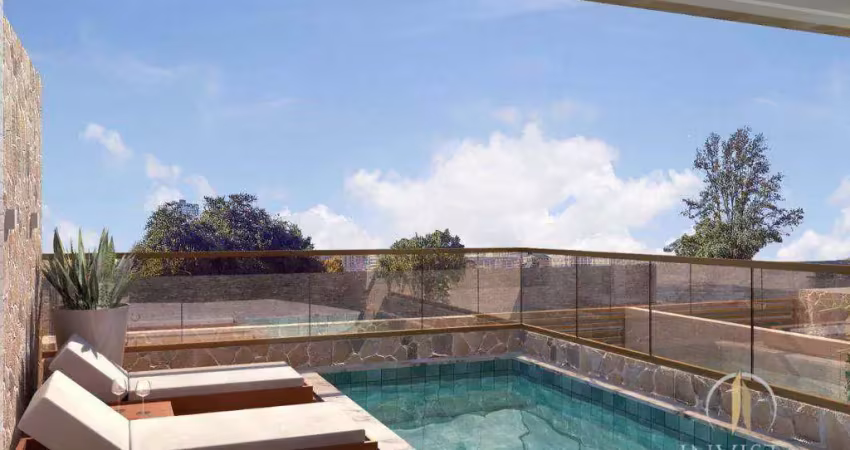 Apartamento com 2 dormitórios à venda, 53 m² por r$ 384.944,40 - altiplano cabo branco - joão pessoa/pb