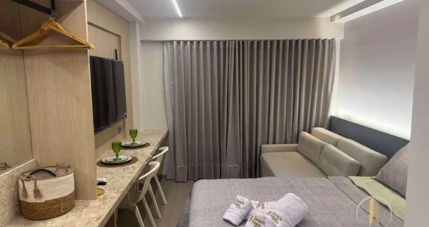 Flat com 1 dormitório para alugar, 22 m² por r$ 3.600,01/mês - jardim oceania - joão pessoa/pb