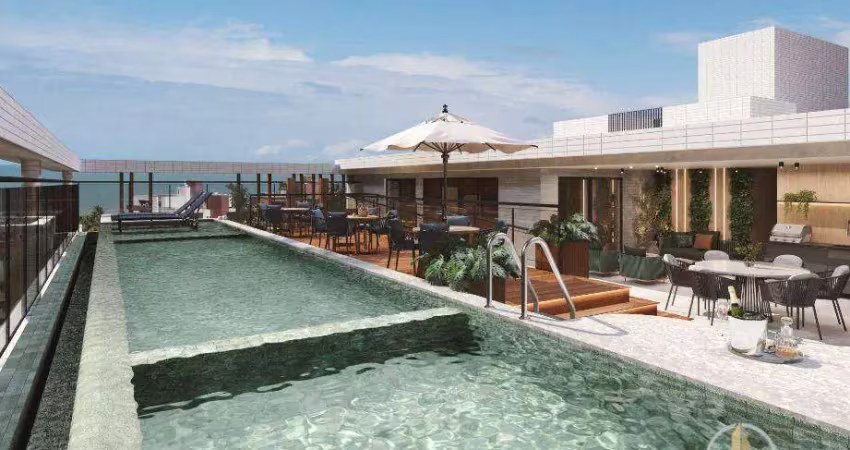 Apartamento com 2 dormitórios à venda, 66 m² por r$ 542.700,00 - intermares - cabedelo/pb