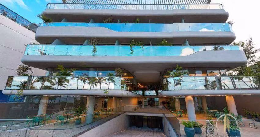 Flat com 1 dormitório à venda, 20 m² por r$ 720.000,00 - cabo branco - joão pessoa/pb
