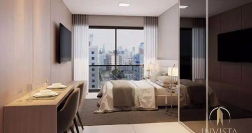 Flat com 1 dormitório à venda, 21 m² por r$ 348.000,00 - cabo branco - joão pessoa/pb