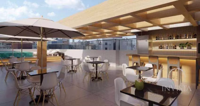 Flat com 1 dormitório à venda, 25 m² por r$ 378.000,00 - cabo branco - joão pessoa/pb