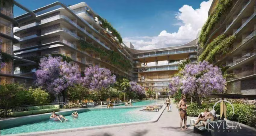 Flat com 1 dormitório à venda, 29 m² por r$ 690.000,00 - ponta de campina - cabedelo/pb