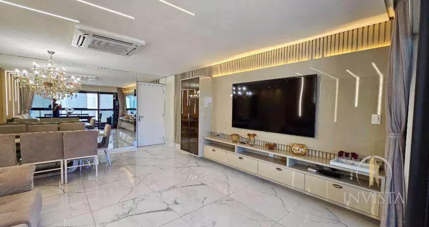Apartamento com 4 dormitórios à venda, 130 m² por r$ 1.500.000 - intermares - cabedelo/pb