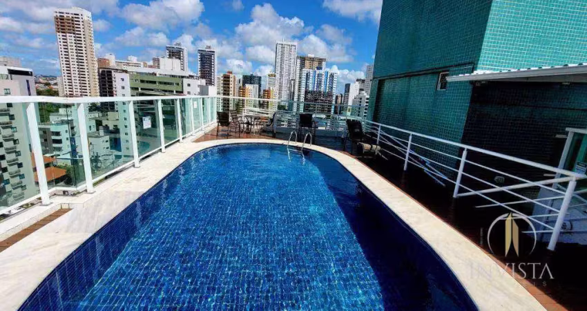 Apartamento com 2 dormitórios à venda, 58 m² por r$ 450.000,00 - jardim oceania - joão pessoa/pb