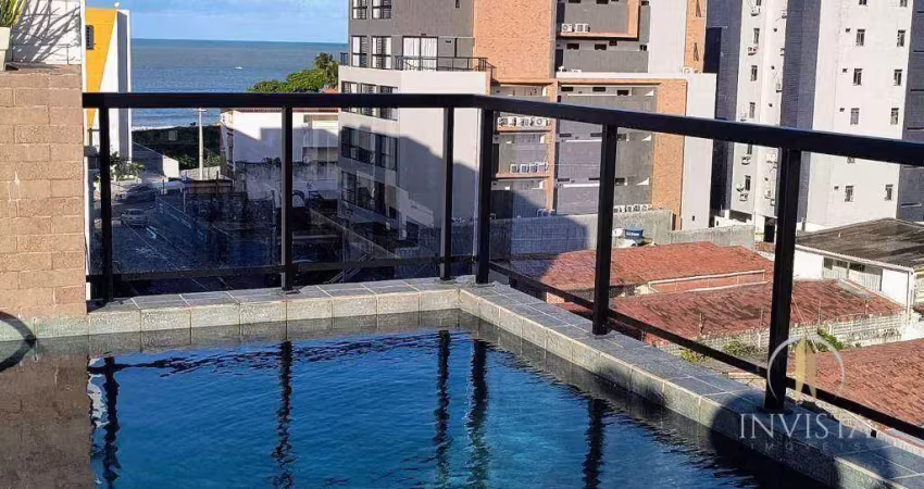 Apartamento garden com 2 dormitórios à venda, 59 m² por r$ 510.000,00 - bessa - joão pessoa/pb