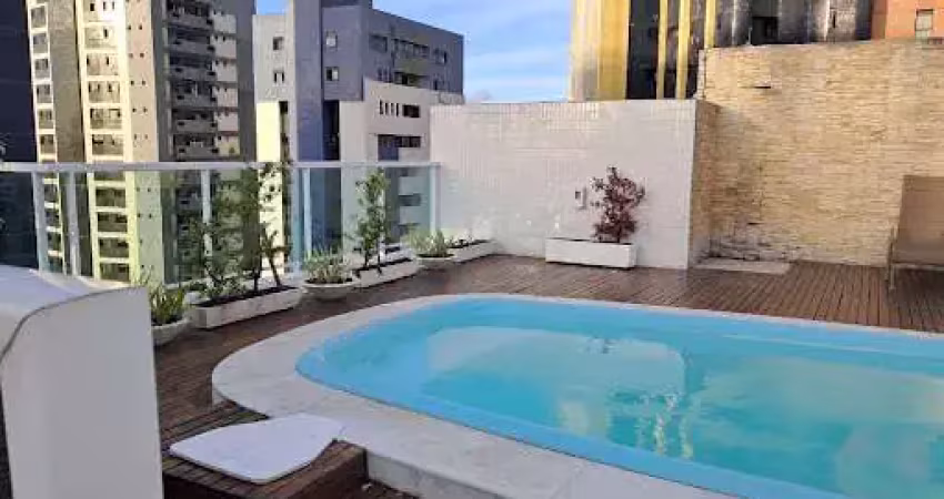 Apartamento com 1 dormitório à venda, 38 m² por r$ 330.000,00 - manaíra - joão pessoa/pb