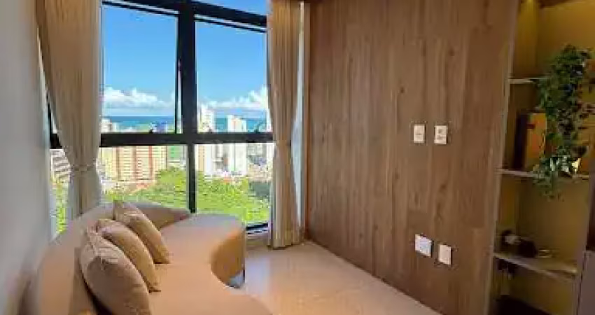 Apartamento com 1 dormitório à venda, 45 m² por r$ 680.000,00 - miramar - joão pessoa/pb