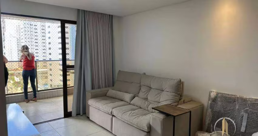 Apartamento com 2 dormitórios à venda, 63 m² por r$ 490.000,00 - brisamar - joão pessoa/pb